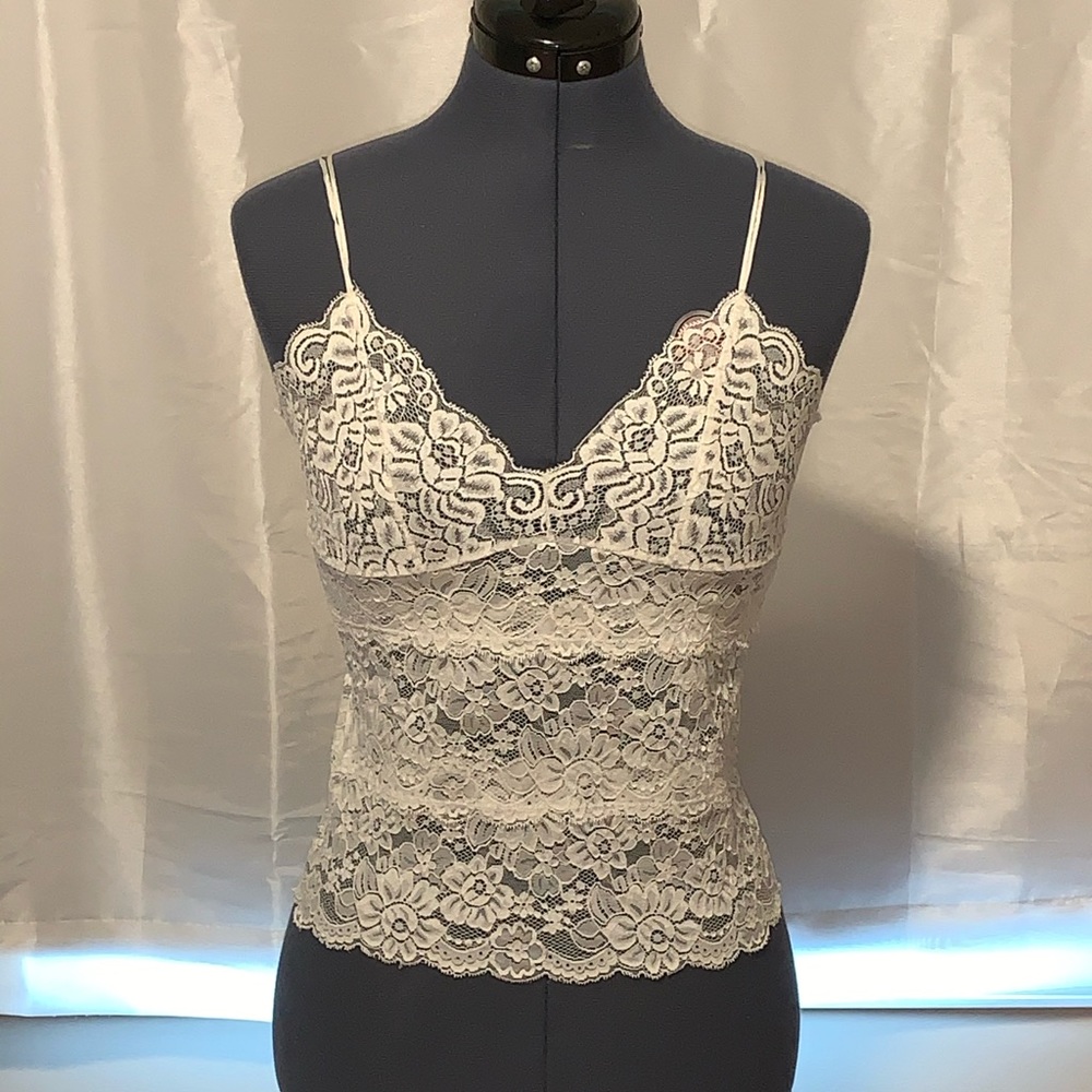 Abercrombie & Fitch Sheer Lace Cami